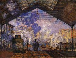 Claude Monet Gare Saint-Lazare Spain oil painting art